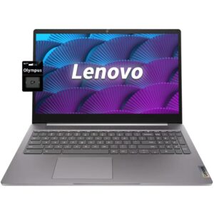 Lenovo 15.6" FHD Chromebook-Intel Quad-Core N4120(> N4020) 4GB RAM,128GB Storage,(64GB eMMC+64GB SD Card),Home & Student Laptop,with Privacy Camera,Wi-Fi6,HDMI1.4,Chrome OS,Artic Grey