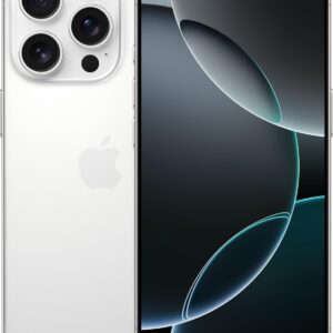 Apple iPhone 16 Pro Max, US Version, 1TB, White Titanium for AT&T (Renewed)